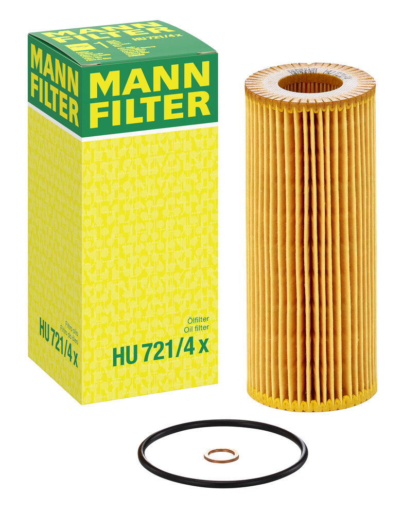 Ilustracja HU 721/4 x MANN-FILTER filtr oleju