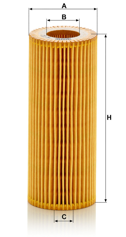 Ilustracja HU 722 x MANN-FILTER filtr oleju