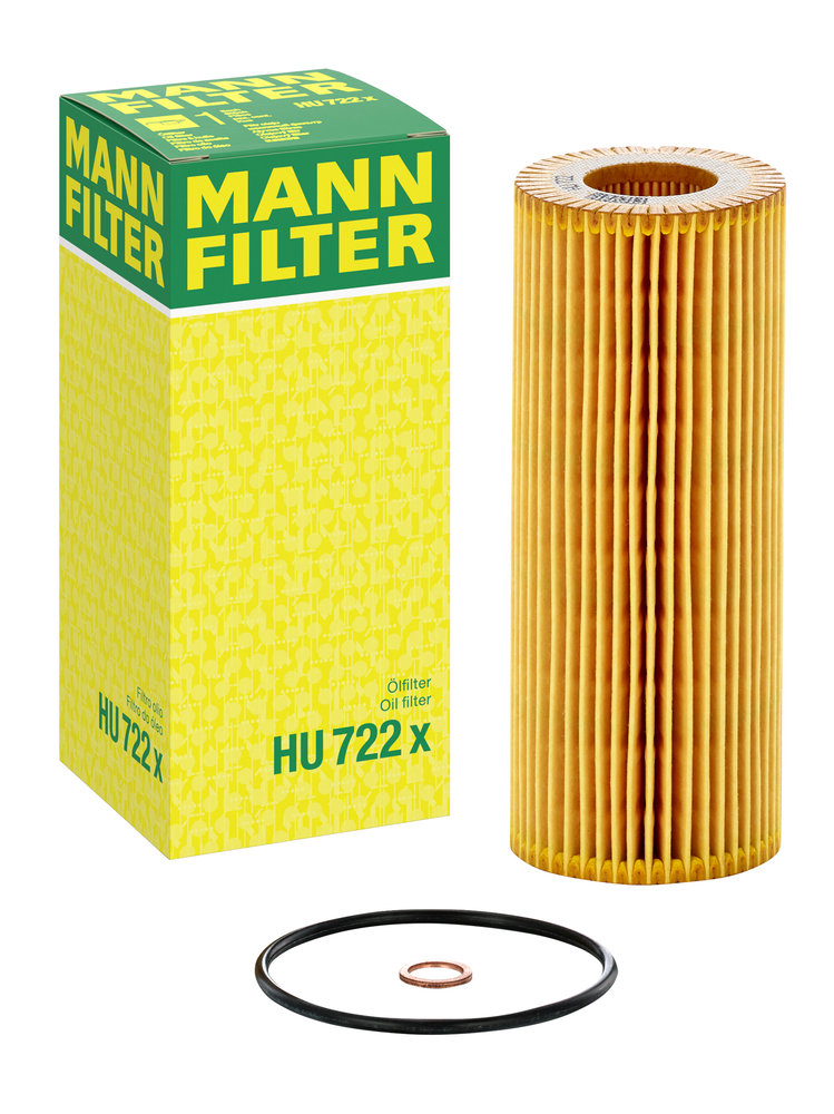 Ilustracja HU 722 x MANN-FILTER filtr oleju