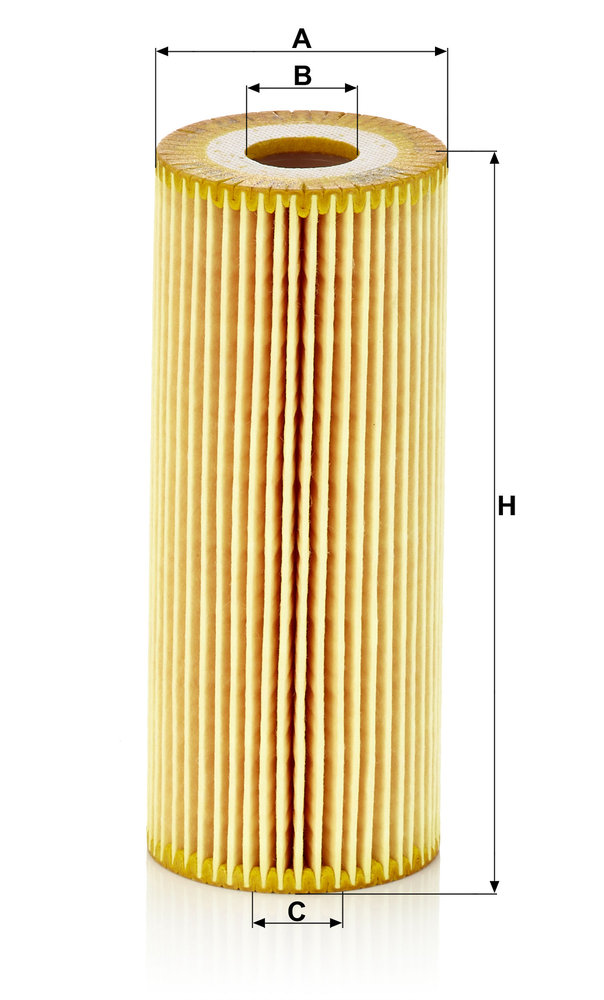 Ilustracja HU 726/2 x MANN-FILTER filtr oleju
