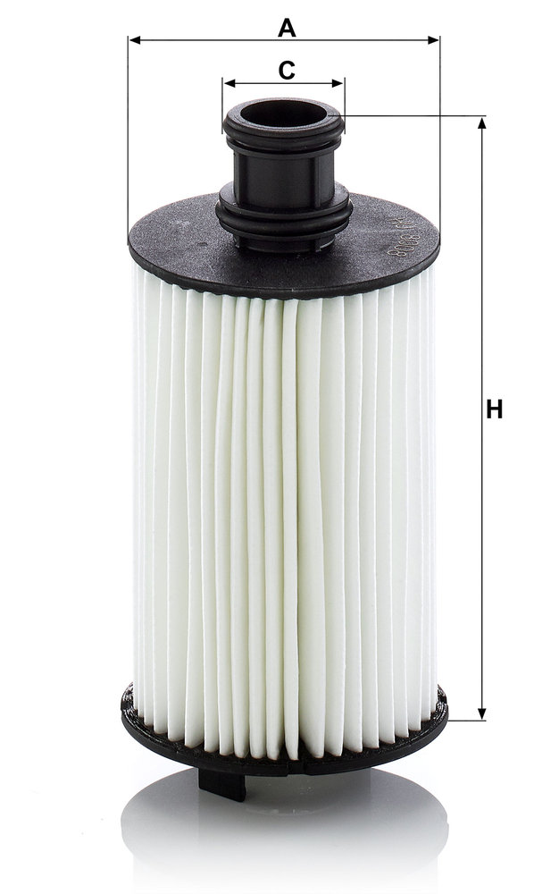 Ilustracja HU 8008 z MANN-FILTER filtr oleju