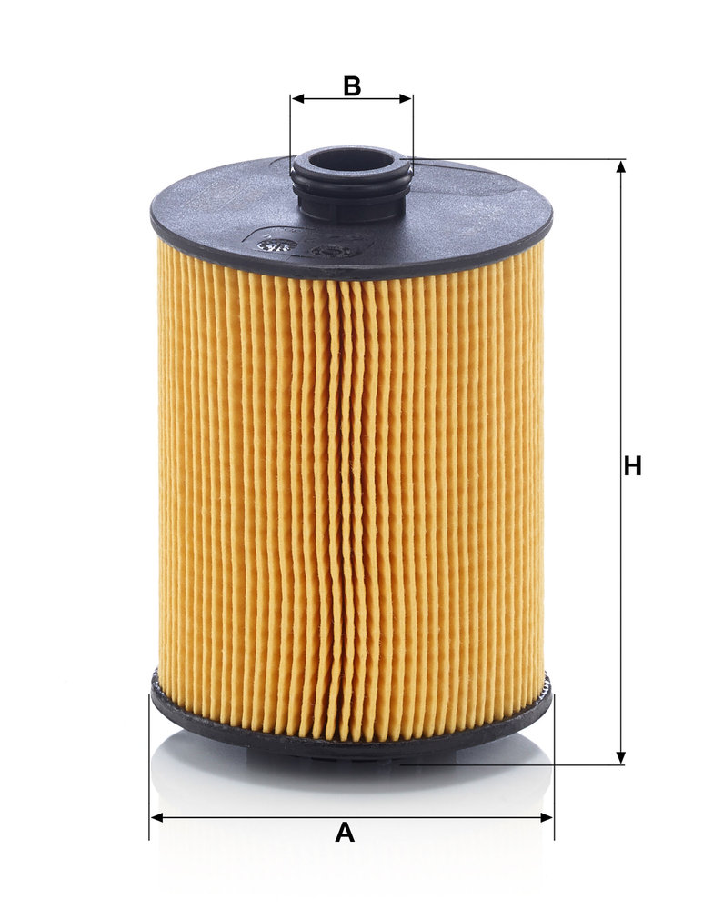 Ilustracja HU 8009 z MANN-FILTER filtr oleju