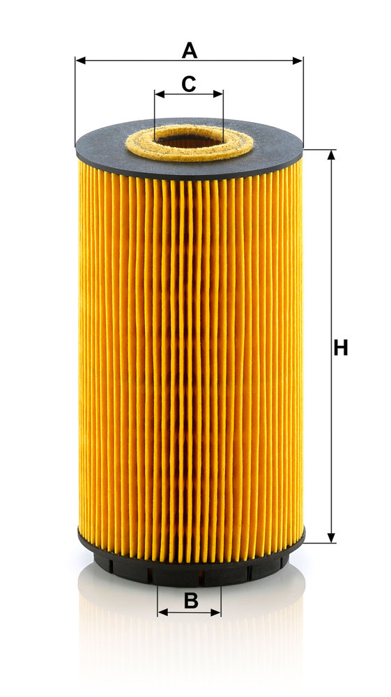 Ilustracja HU 8010 z MANN-FILTER filtr oleju