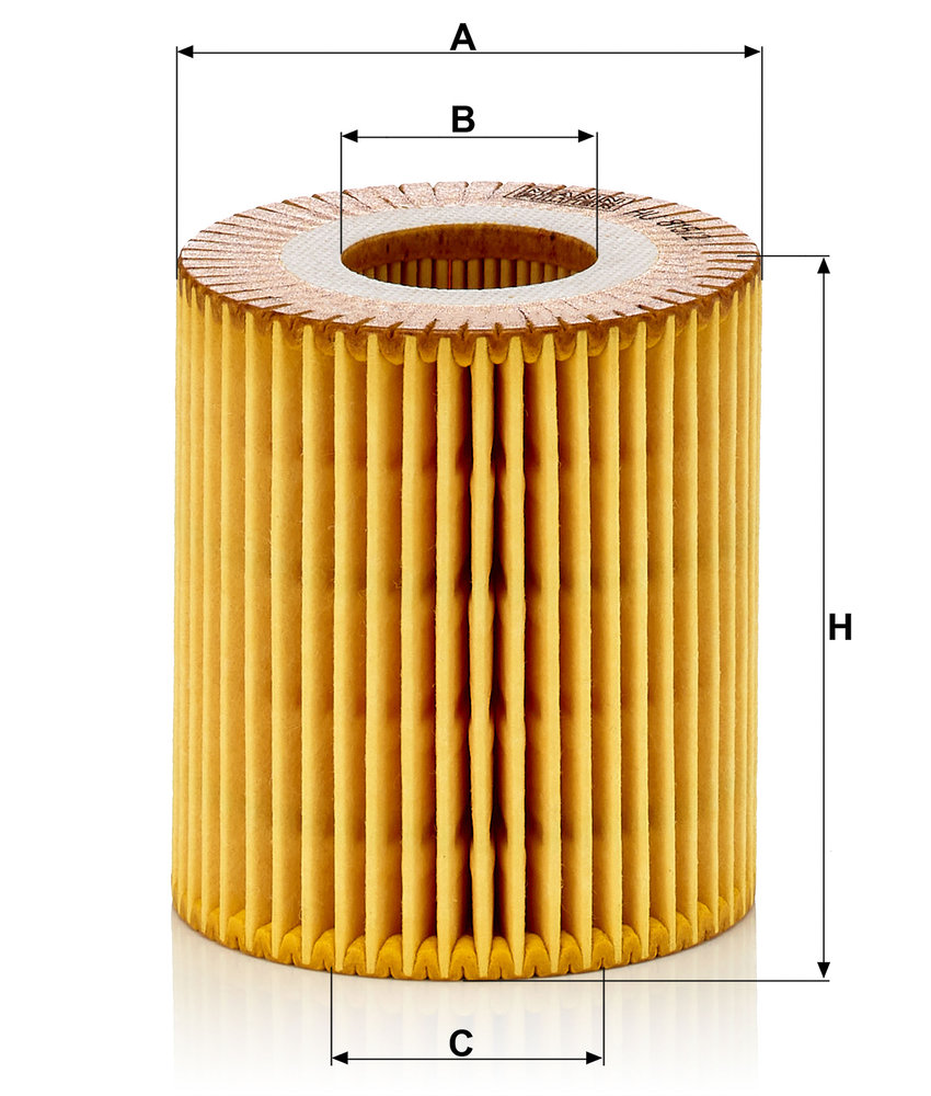 Ilustracja HU 815/2 x MANN-FILTER filtr oleju