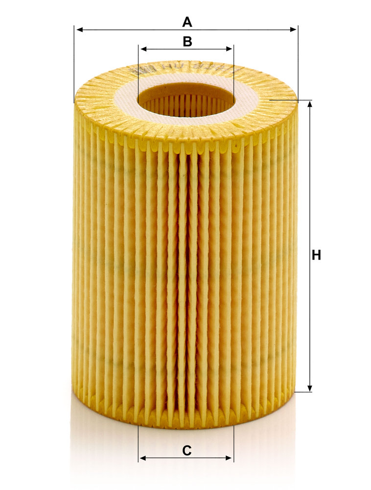 Ilustracja HU 820/1 y MANN-FILTER filtr oleju