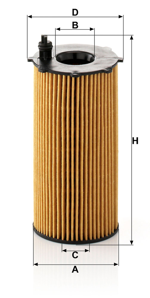 Ilustracja HU 820/2 x MANN-FILTER filtr oleju