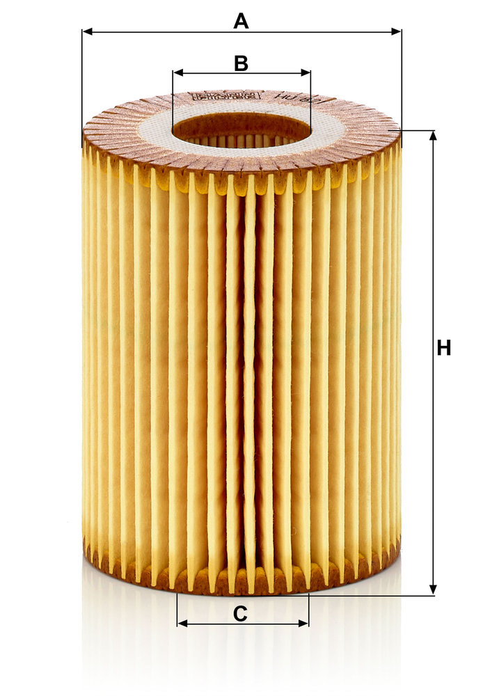 Ilustracja HU 821 x MANN-FILTER filtr oleju
