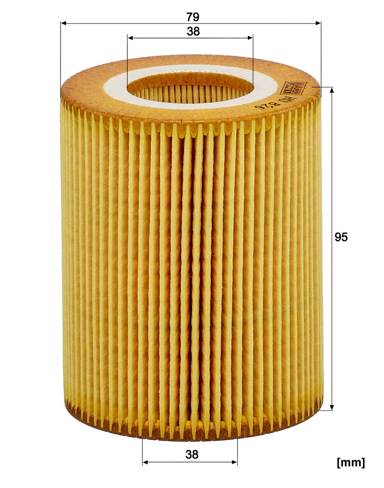 Ilustracja HU 826 x MANN-FILTER filtr oleju