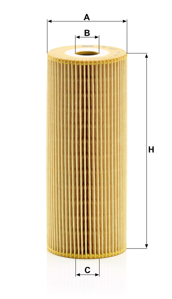Ilustracja HU 947/1 n MANN-FILTER filtr oleju