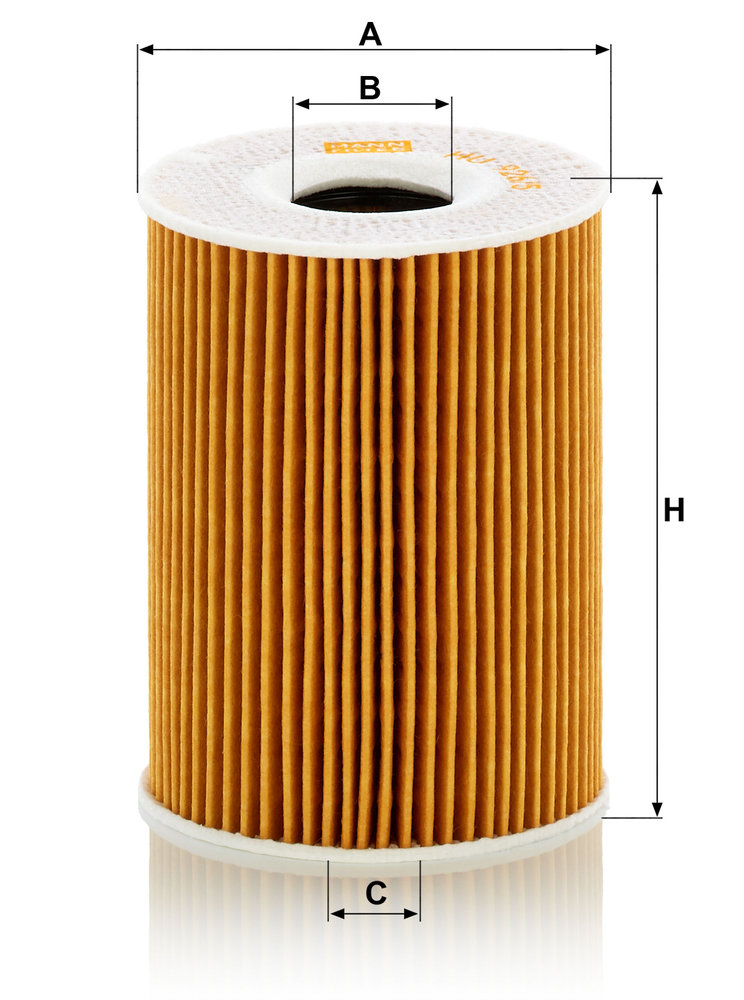 Ilustracja HU 926/5 z MANN-FILTER filtr oleju