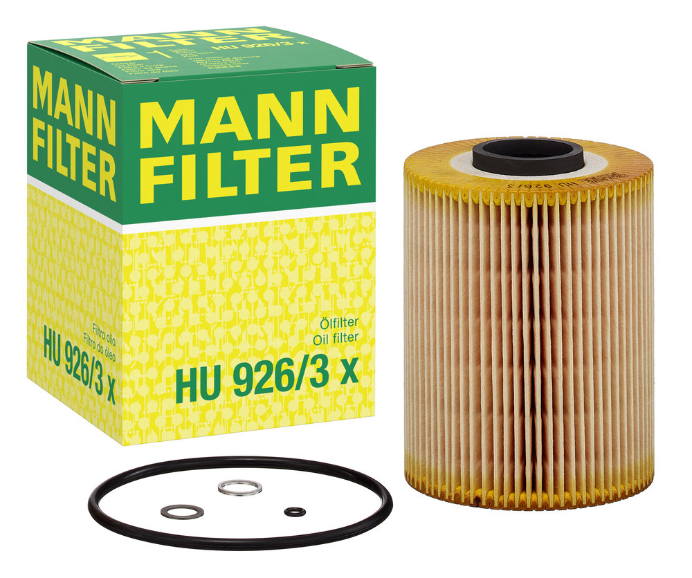 Ilustracja HU 926/3 x MANN-FILTER filtr oleju