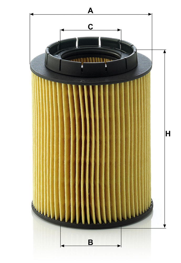 Ilustracja HU 932/6 n MANN-FILTER filtr oleju