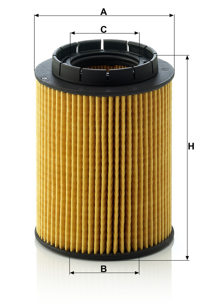 Ilustracja HU 932/7 x MANN-FILTER filtr oleju