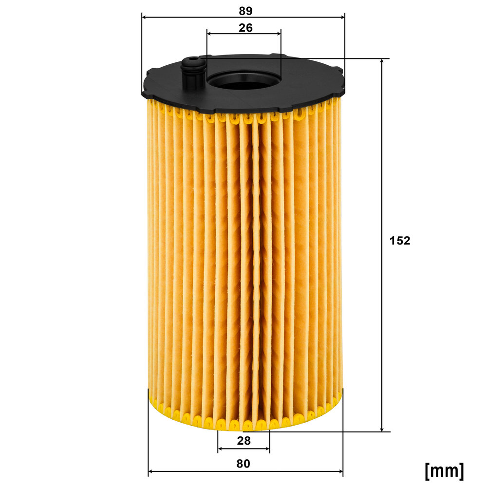 Ilustracja HU 934/1 x MANN-FILTER filtr oleju