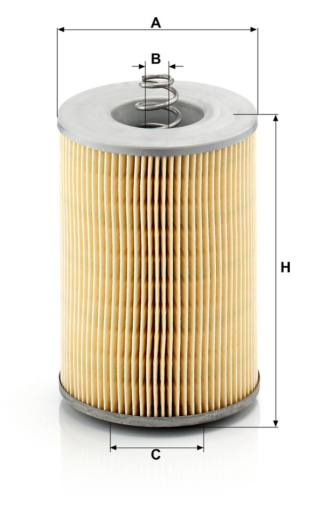 Ilustracja H 1275 MANN-FILTER filtr oleju
