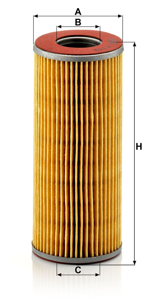 Ilustracja H 712 k MANN-FILTER filtr oleju