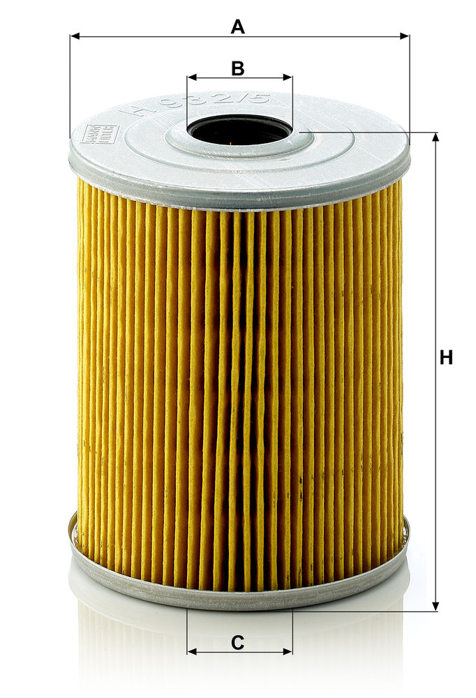 Ilustracja H 932/5 x MANN-FILTER filtr oleju