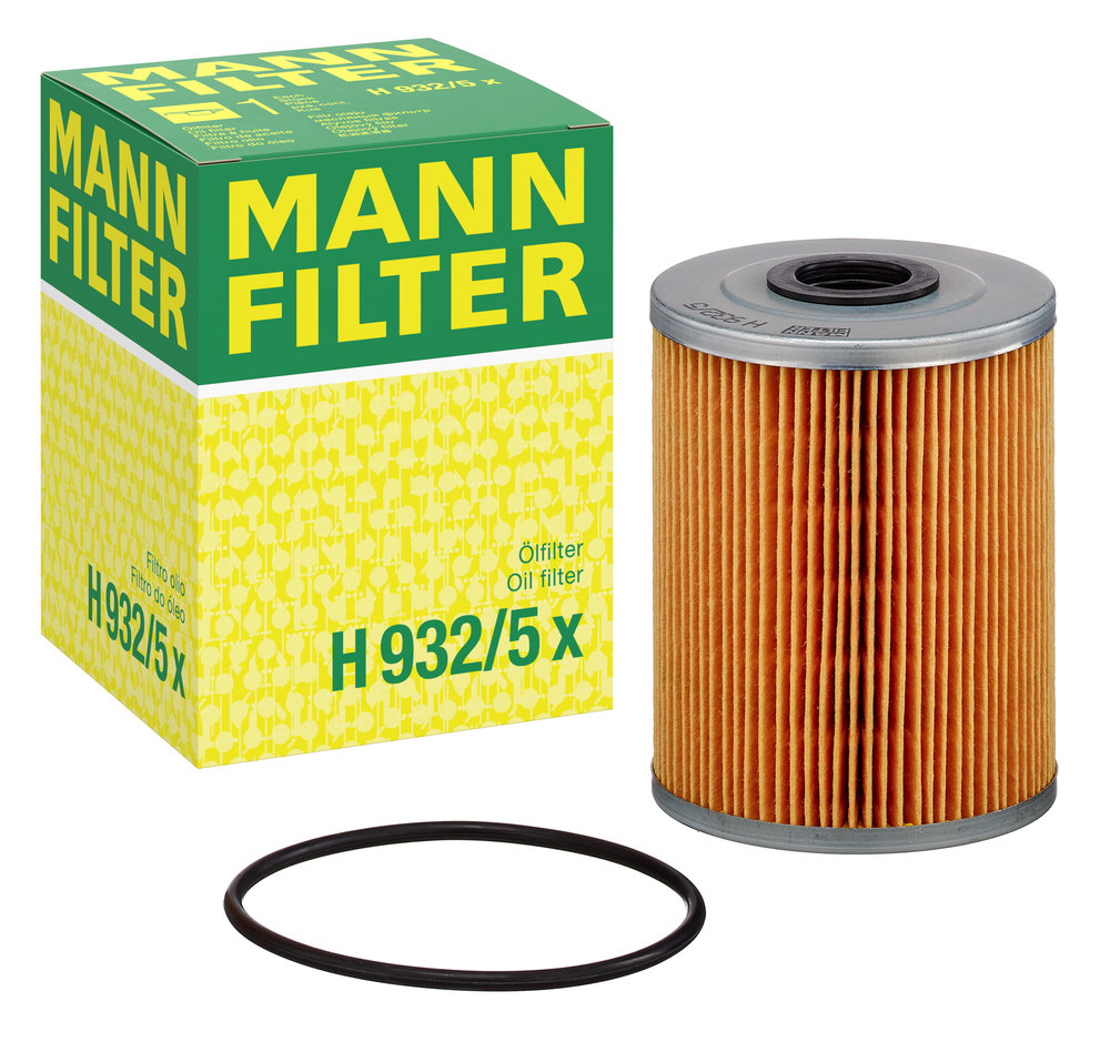 Ilustracja H 932/5 x MANN-FILTER filtr oleju