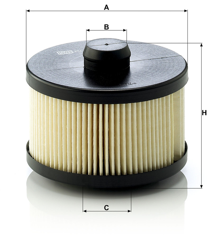 Ilustracja PU 10 001 x MANN-FILTER filtr paliwa