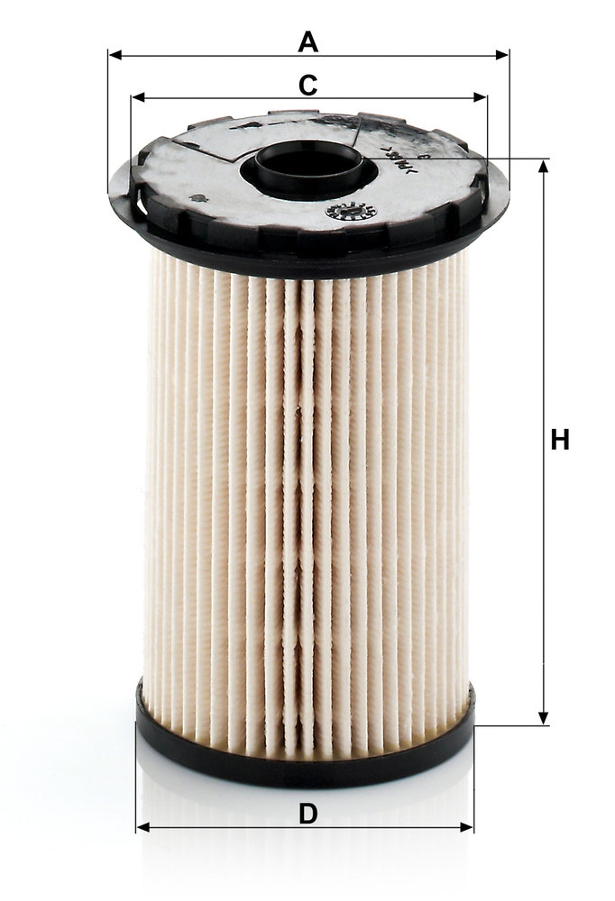 Ilustracja PU 7002 x MANN-FILTER filtr paliwa