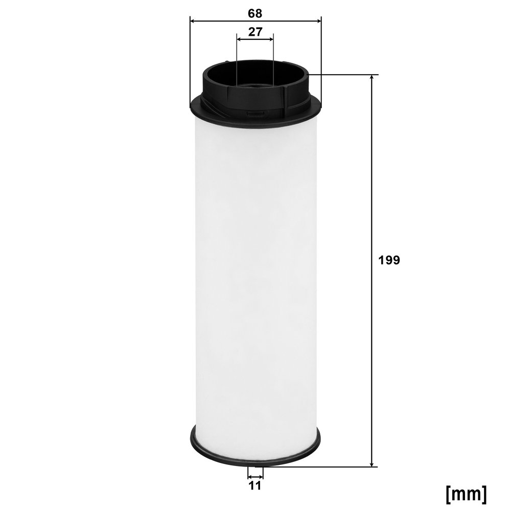 Ilustracja PU 7023 z MANN-FILTER filtr paliwa