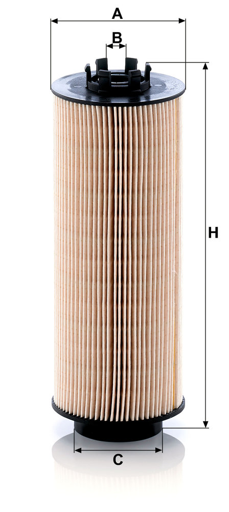 Ilustracja PU 966/2 x MANN-FILTER filtr paliwa