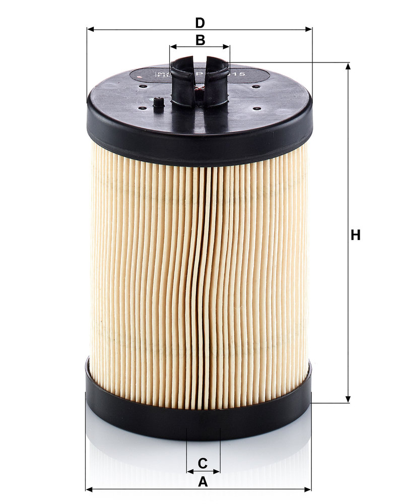 Ilustracja PU 9015 z MANN-FILTER filtr paliwa
