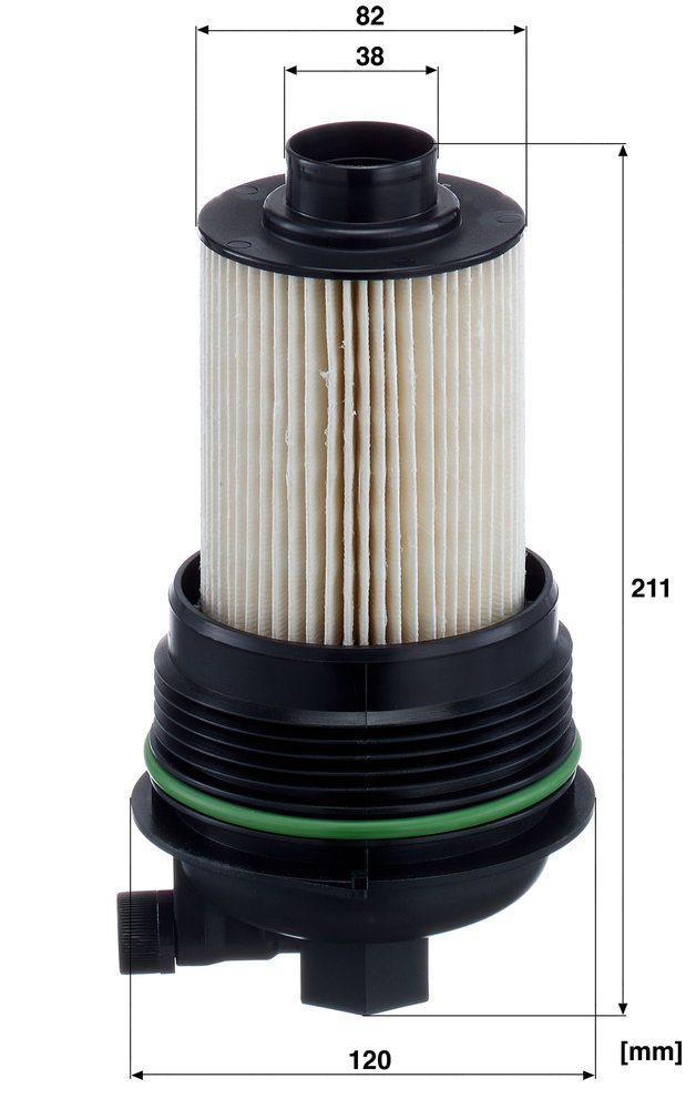 Ilustracja PU 9025 MANN-FILTER filtr paliwa