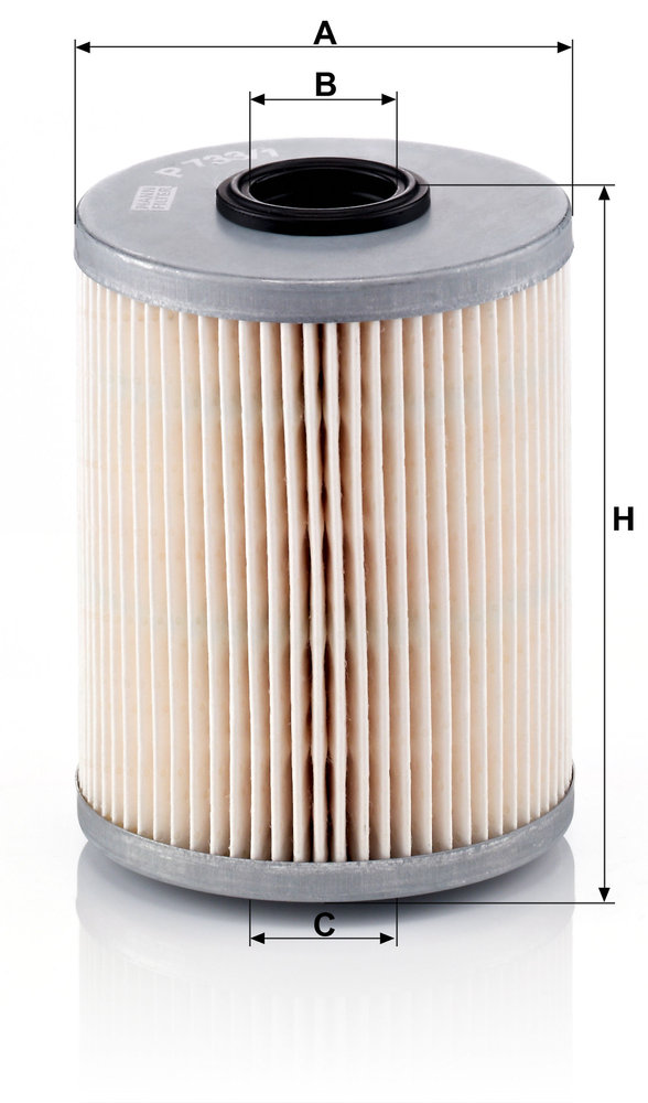 Ilustracja P 733/1 x MANN-FILTER filtr paliwa