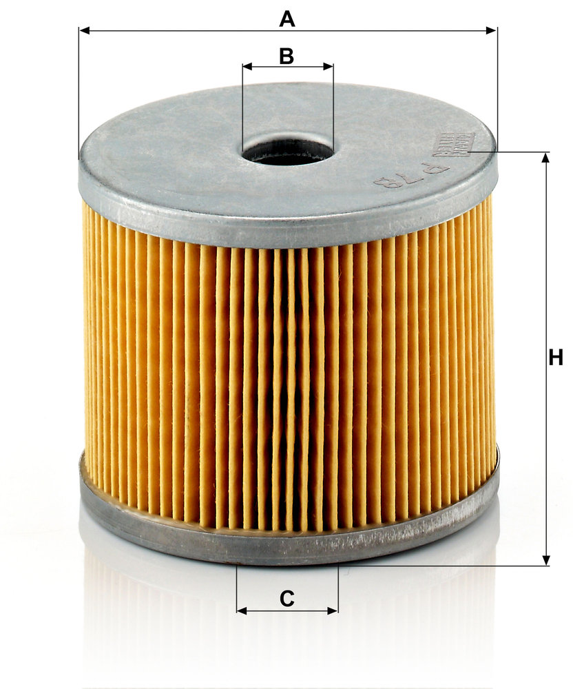 Ilustracja P 78 x MANN-FILTER filtr paliwa