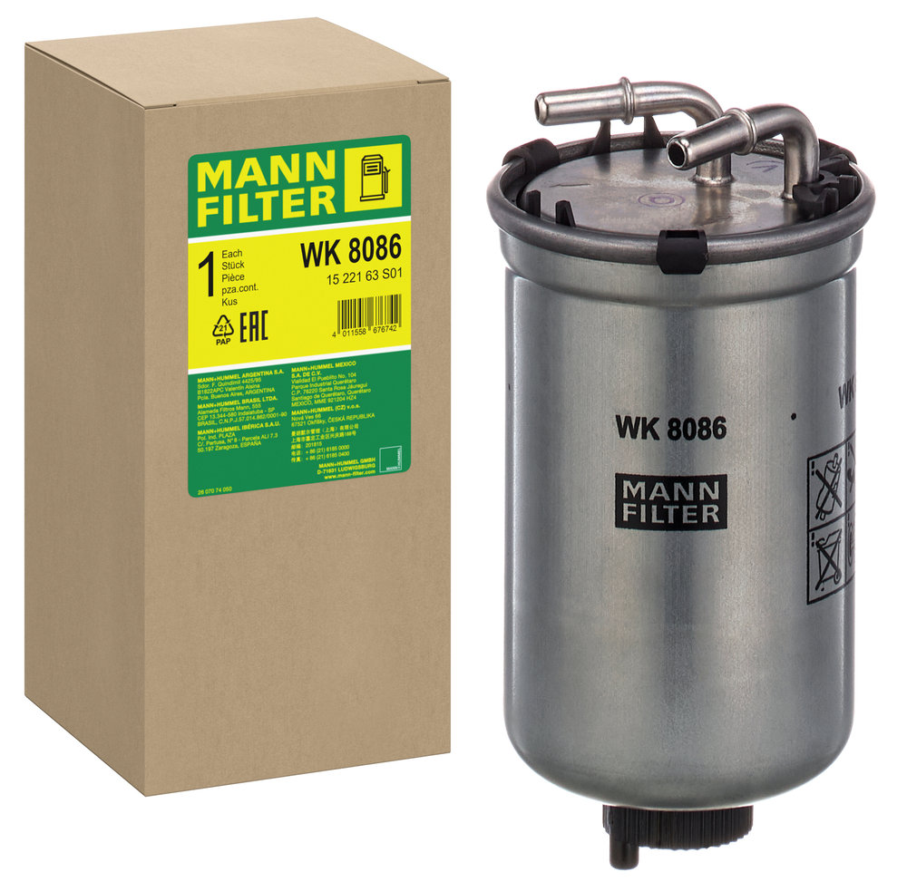 Ilustracja WK 8086 MANN-FILTER filtr paliwa