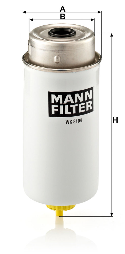Ilustracja WK 8104 MANN-FILTER filtr paliwa