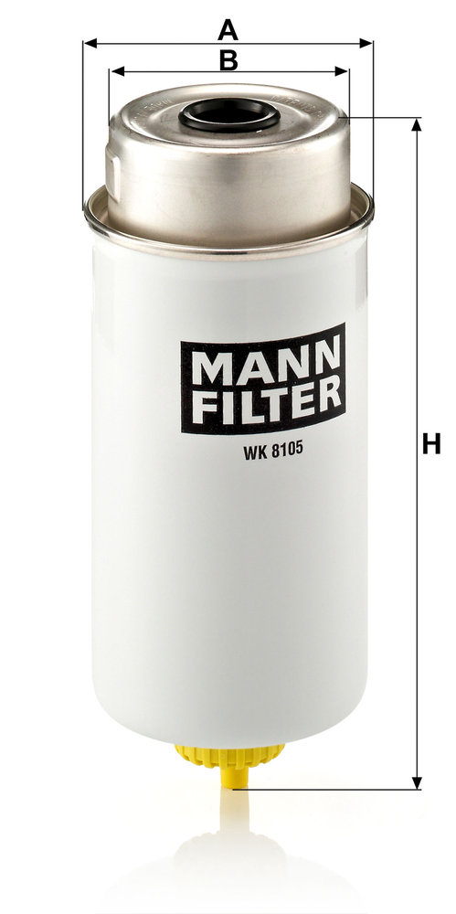 Ilustracja WK 8105 MANN-FILTER filtr paliwa