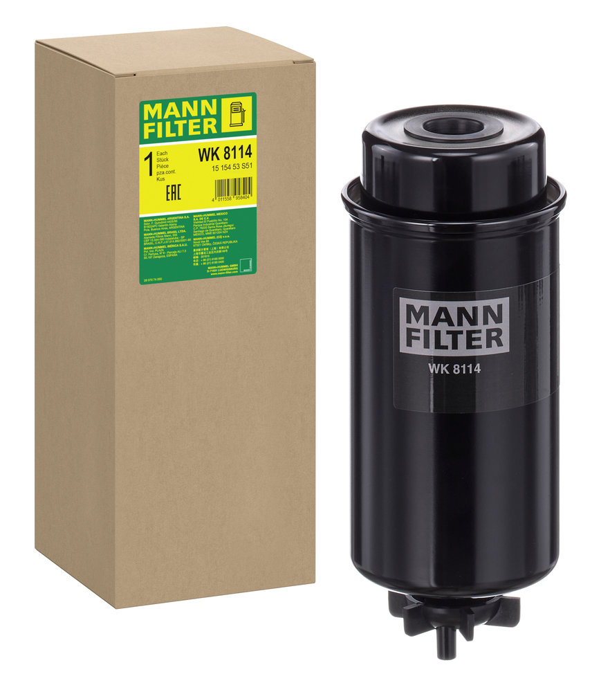 Ilustracja WK 8114 MANN-FILTER filtr paliwa