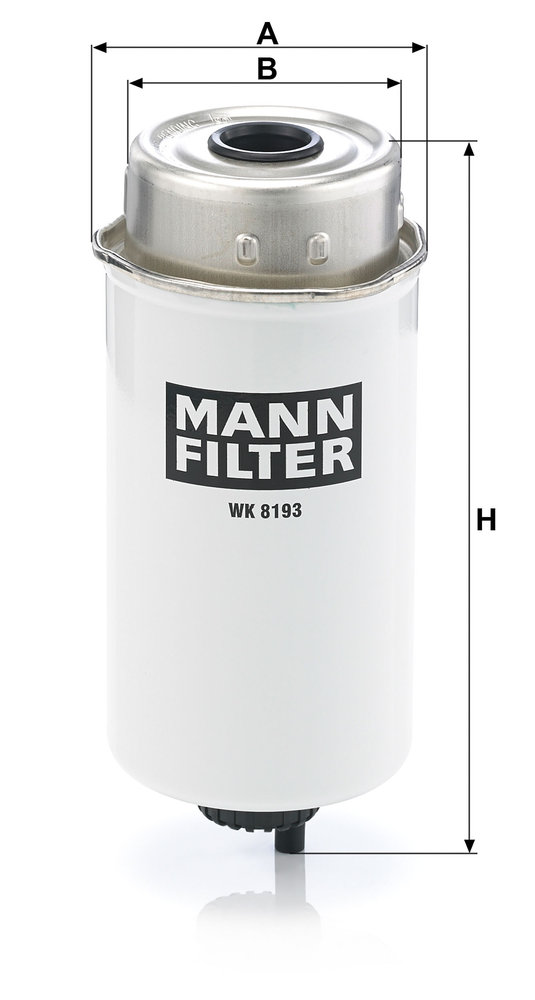 Ilustracja WK 8193 MANN-FILTER filtr paliwa