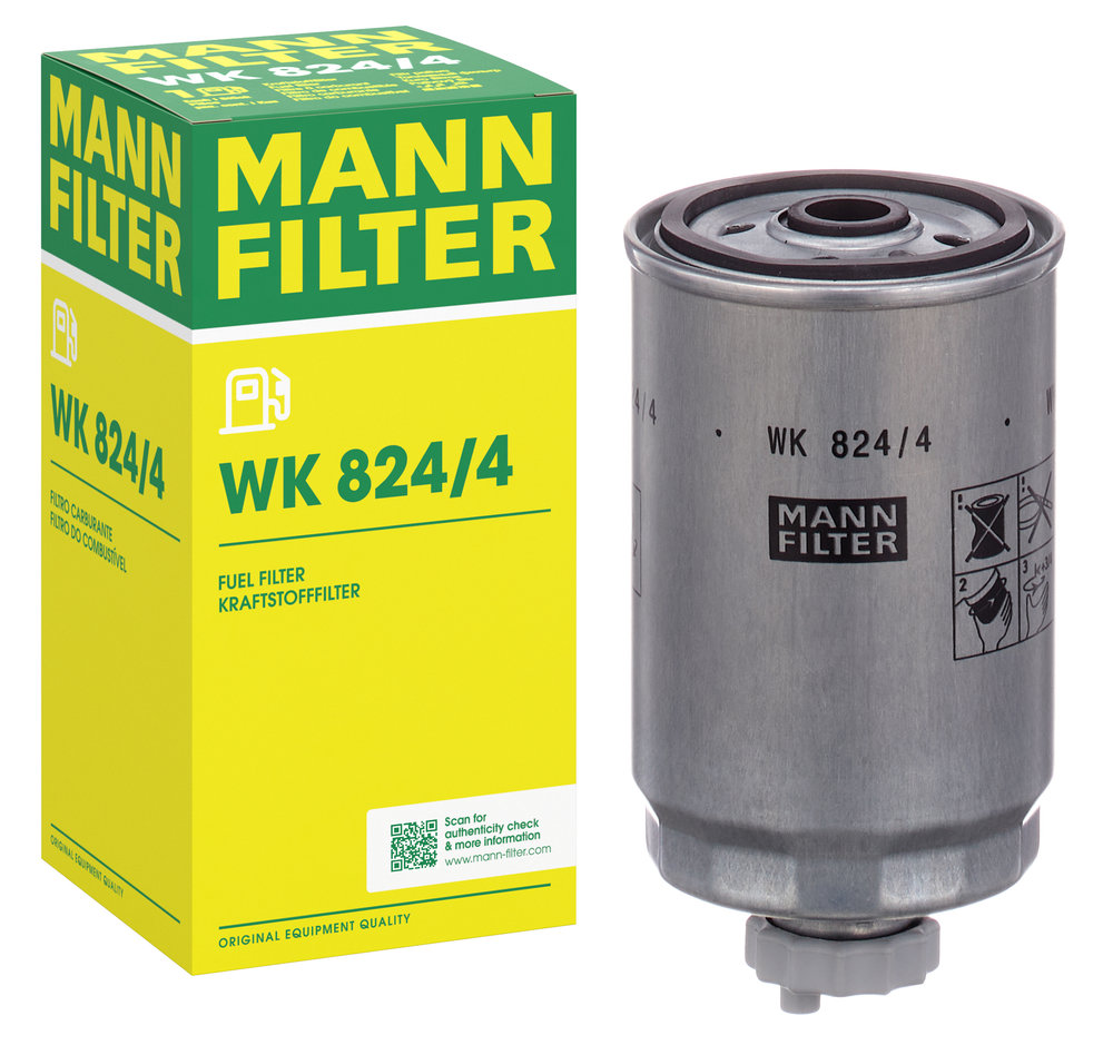 Ilustracja WK 824/4 MANN-FILTER filtr paliwa