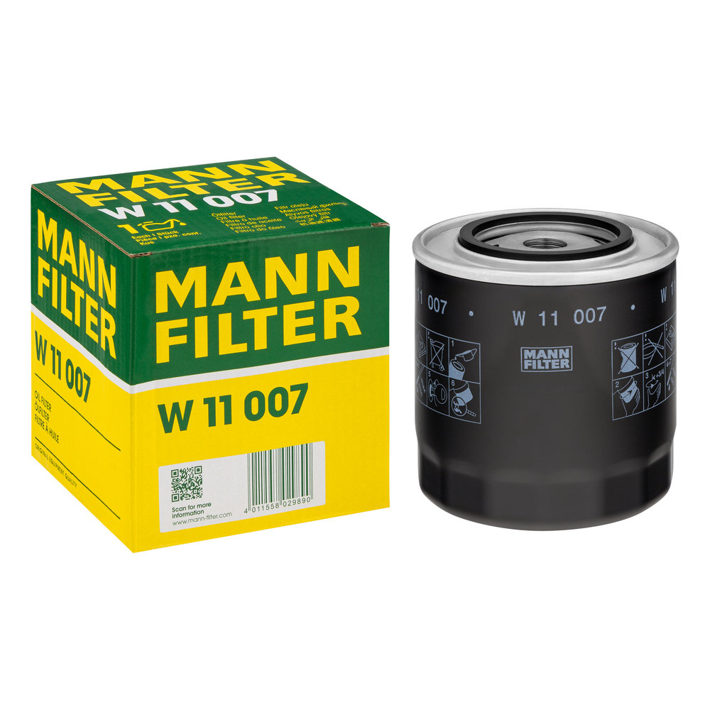 Ilustracja W 11 007 MANN-FILTER filtr oleju