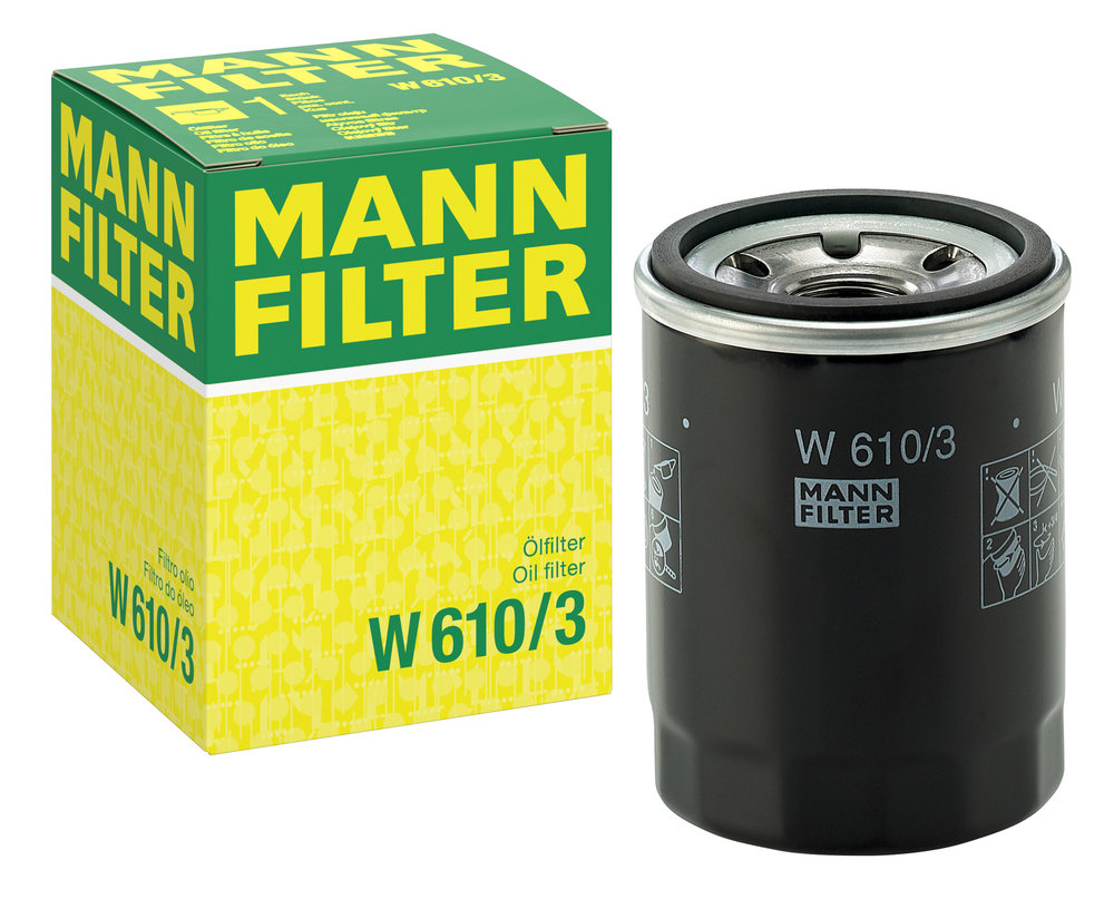 Ilustracja W 610/3 MANN-FILTER filtr oleju