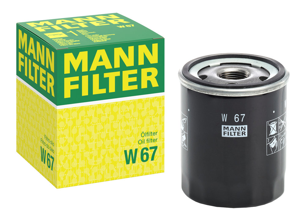 Ilustracja W 67 MANN-FILTER filtr oleju