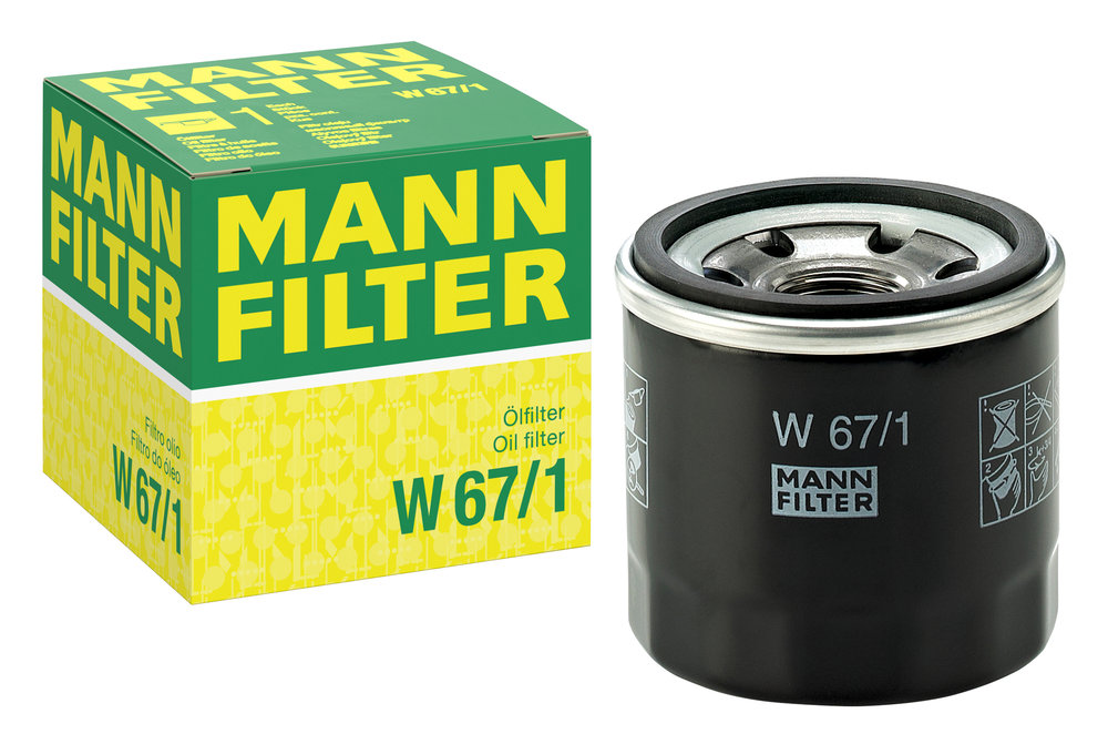 Ilustracja W 67/1 MANN-FILTER filtr oleju