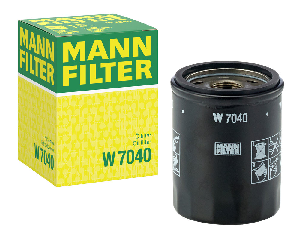 Ilustracja W 7040 MANN-FILTER filtr oleju