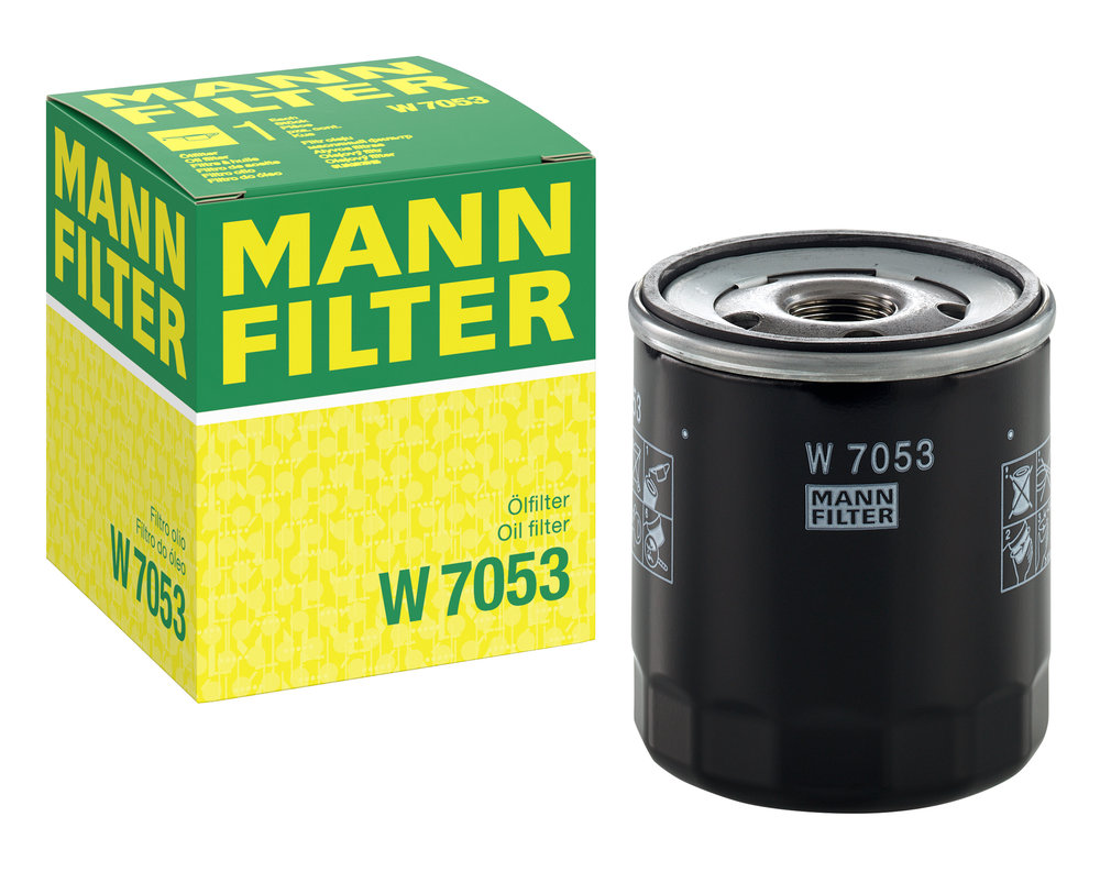 Ilustracja W 7053 MANN-FILTER filtr oleju