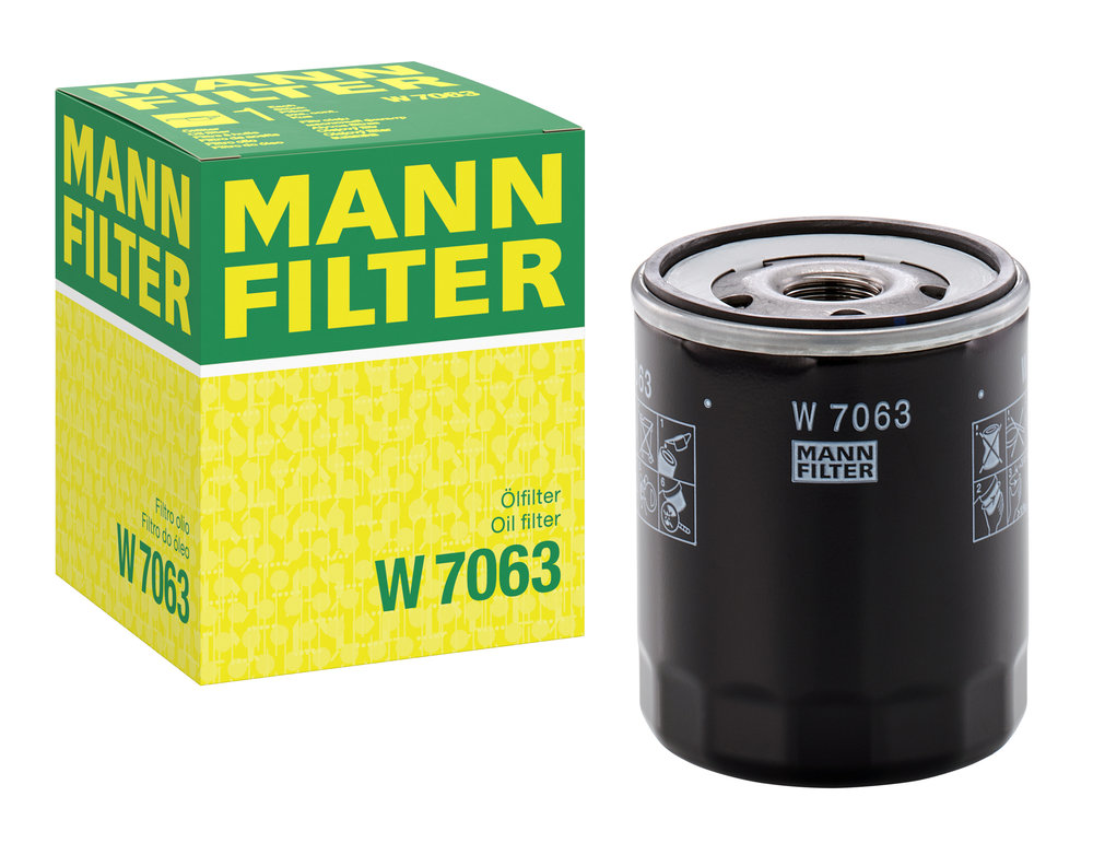 Ilustracja W 7063 MANN-FILTER filtr oleju