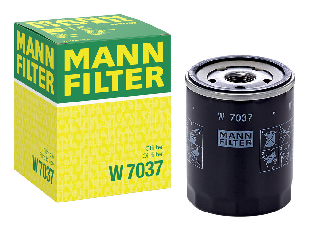Ilustracja W 7037 MANN-FILTER filtr oleju