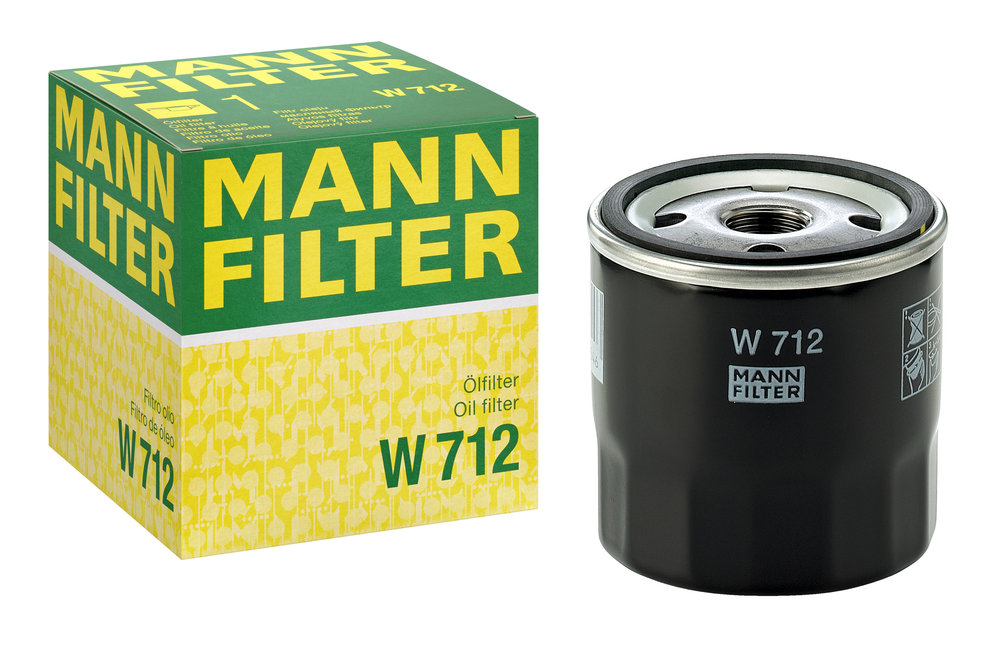 Ilustracja W 712 MANN-FILTER filtr oleju
