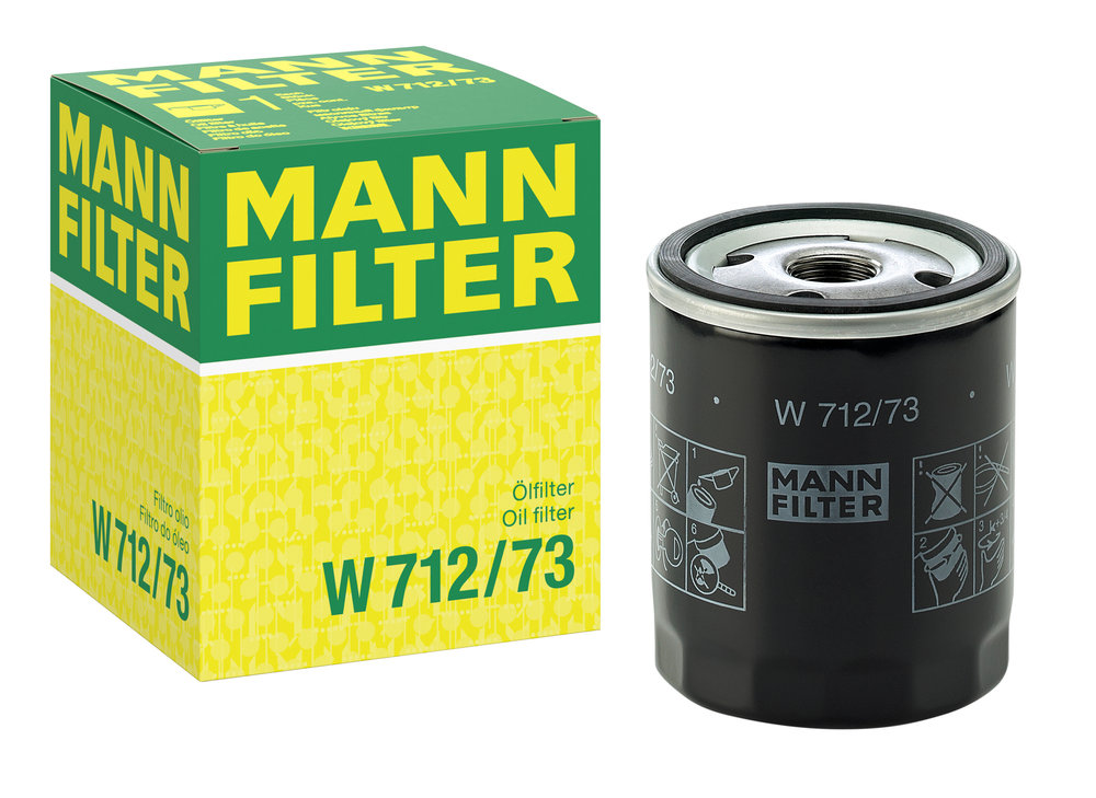 Ilustracja W 712/73 MANN-FILTER filtr oleju