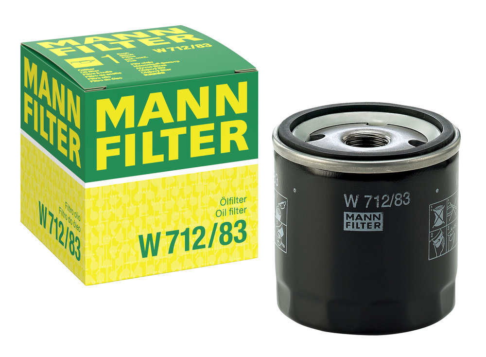 Ilustracja W 712/83 MANN-FILTER filtr oleju