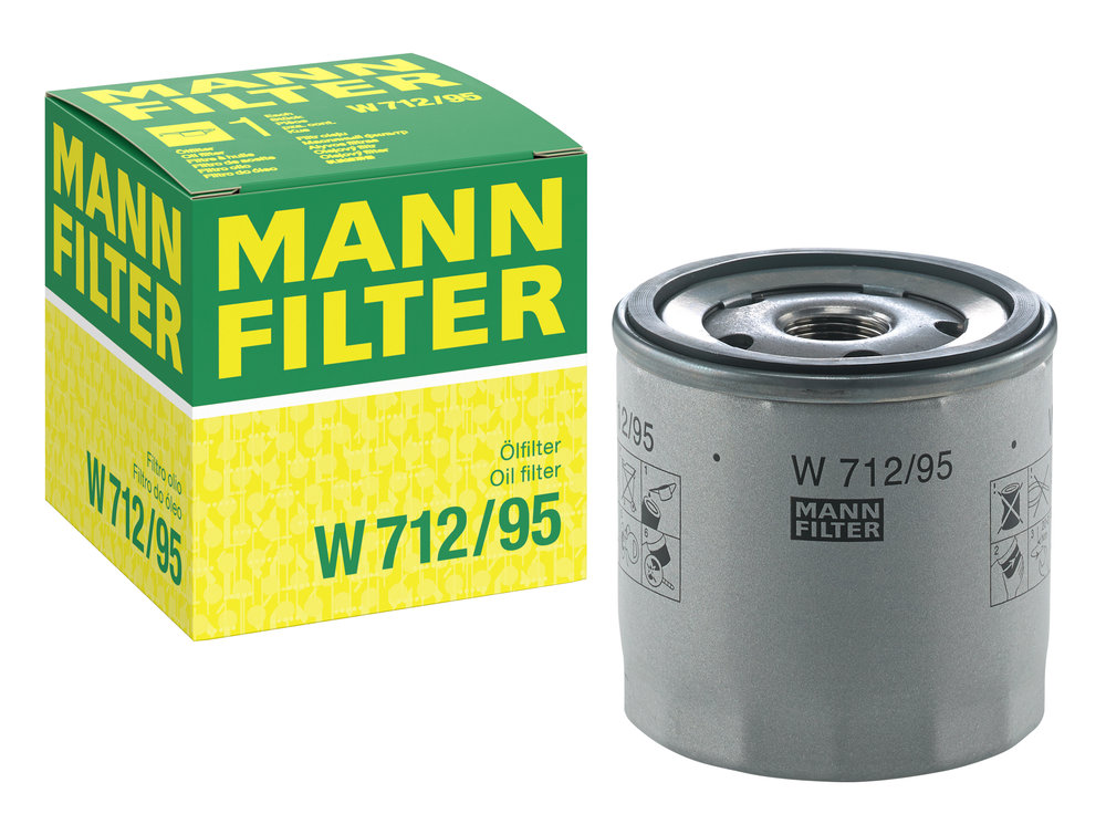 Ilustracja W 712/95 MANN-FILTER filtr oleju