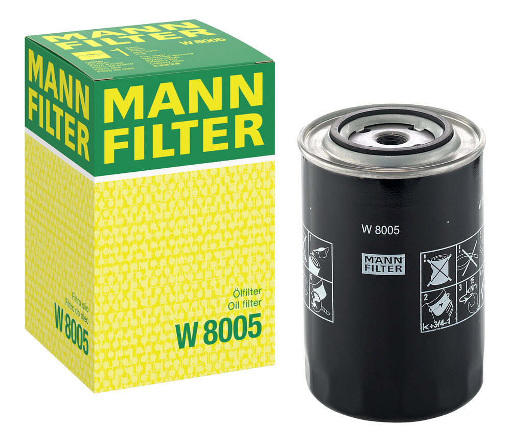 Ilustracja W 8005 MANN-FILTER filtr oleju