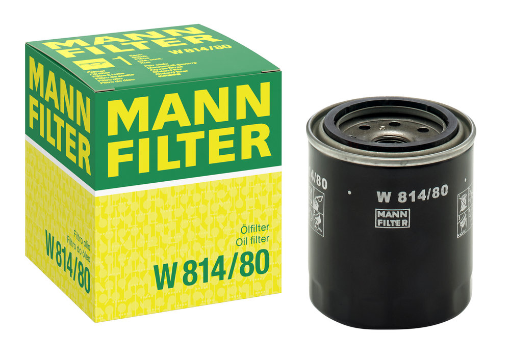 Ilustracja W 814/80 MANN-FILTER filtr oleju